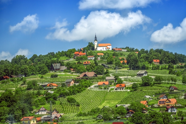 A picturesque Slovenian village