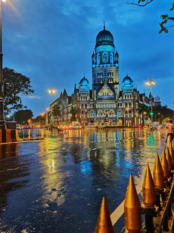 A rainy day in Mumbai India