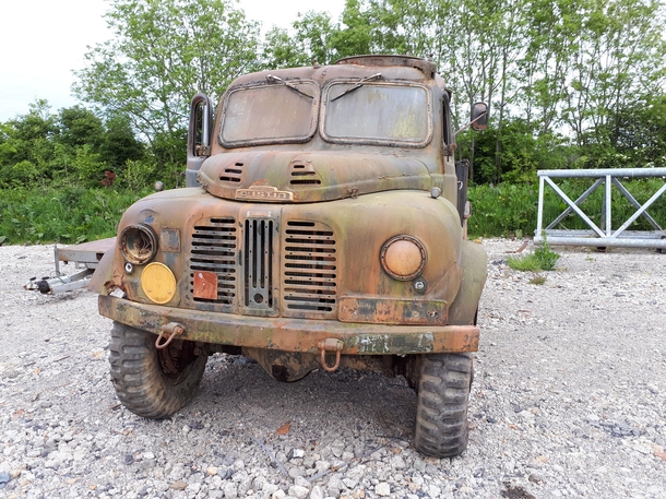 A s British army truck rusting away