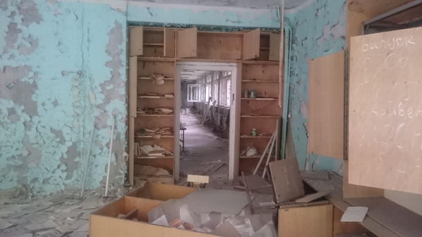 A school in pripyat Ukraine