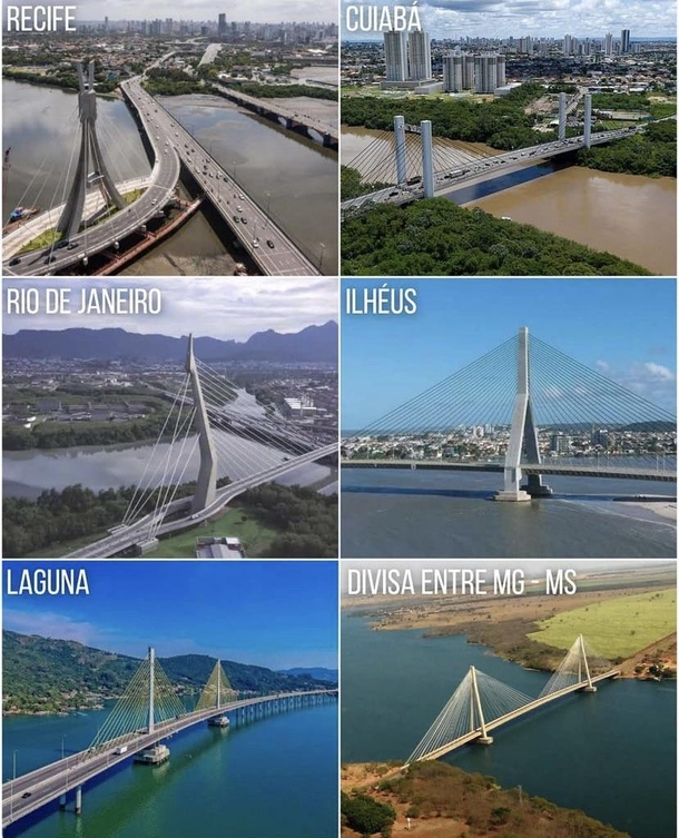 A selection of Brazilian bridges 