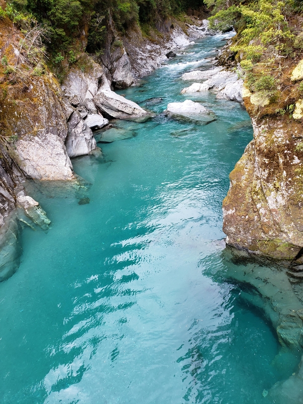 A shot from Blue Pools New Zealand  