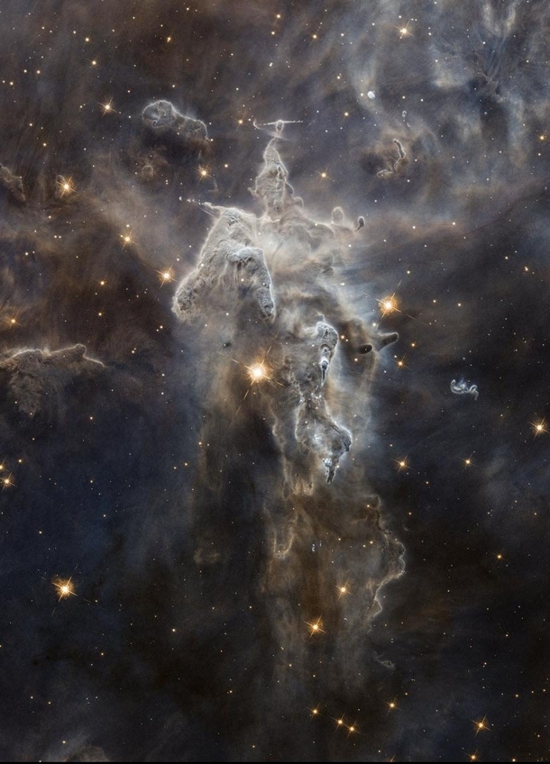 A star-forming nebula in Carina