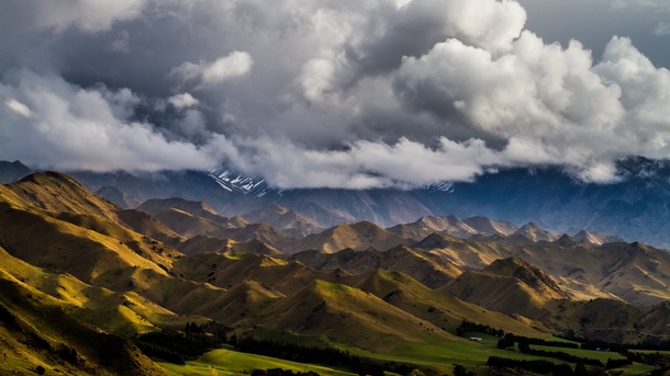 A storm is coming Awatere Valley New Zealand 