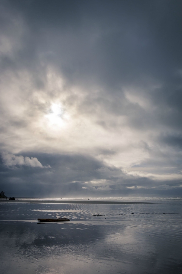 A stormy day on the Oregon Coast - January  