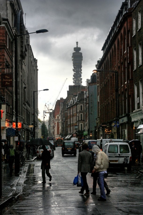 A street in Soho London 