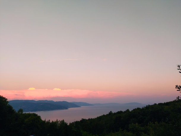 A sunset in Croatia 