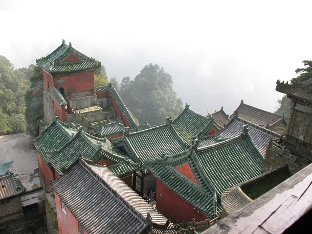A Taoist Monastery at the Peak of Mount Wudang photo credit Seth Kramer 