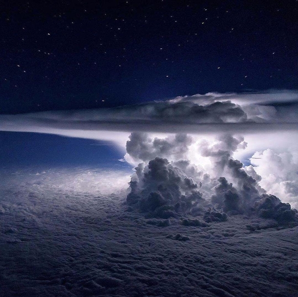 A thunderstorm from above