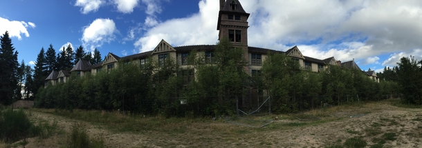 A tribute to the abandoned Glen O Dee Sanatorium destroyed by arsonists a few days ago 