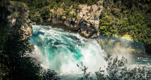 A trip to Huka Falls near Lake Taupo New Zealand 