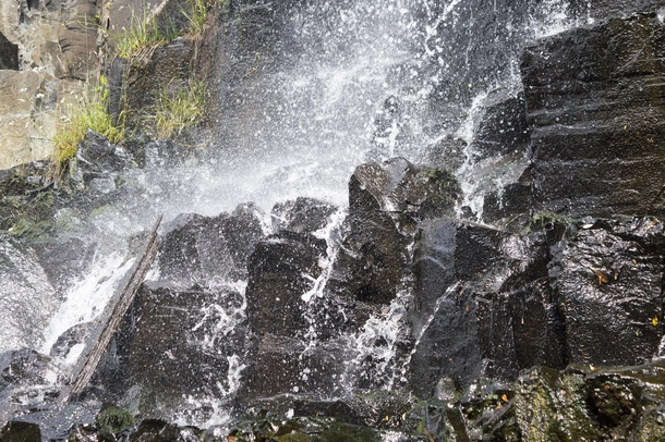 A Unknown Hidden Falls In Washington Near Mt Saint Helens 