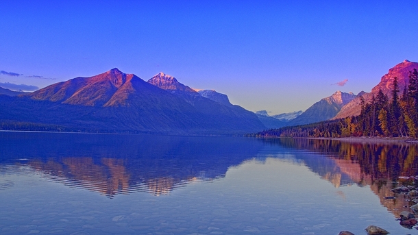 A view from Lake McDonald - Glacier National Park Montana 