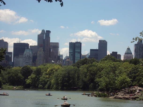 A View of Midtown Manhattan from Central Park 