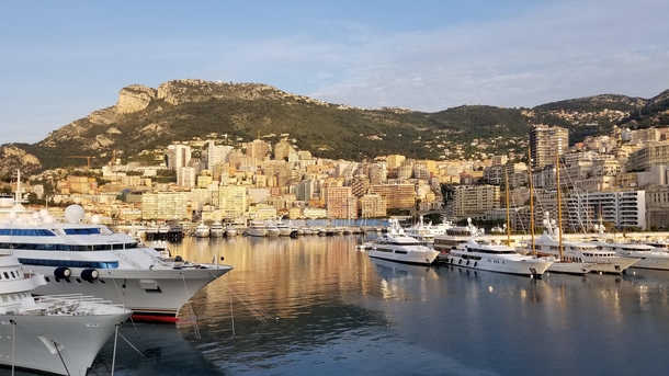 A view of Monaco from the harbor OC