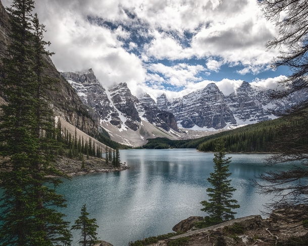 A view of Moraine Lake you dont typically see  by Jarno Savinen 