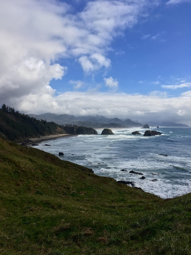 A view of the coast Ecola State Park Oregon 