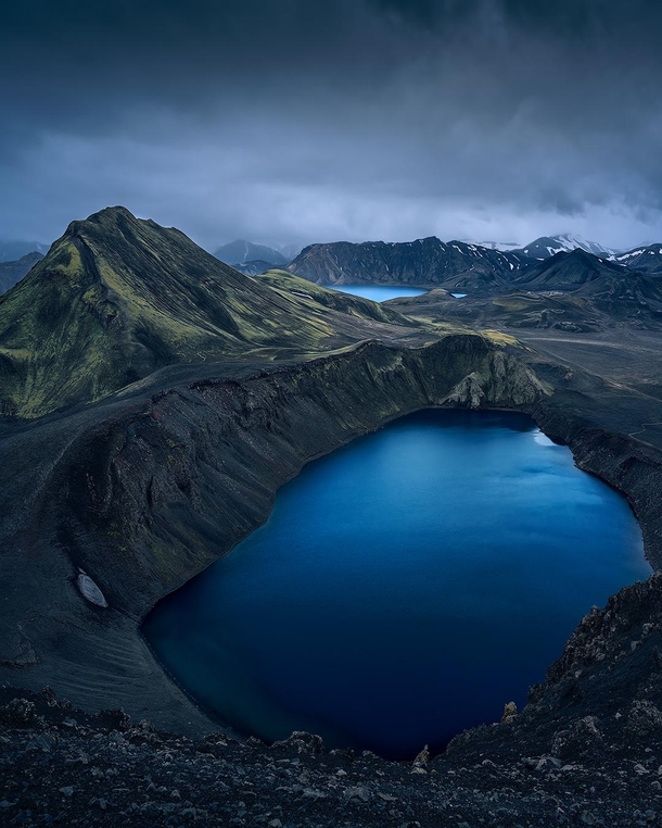 A volcanic lake in the Highlands of Iceland  Instagram holysht
