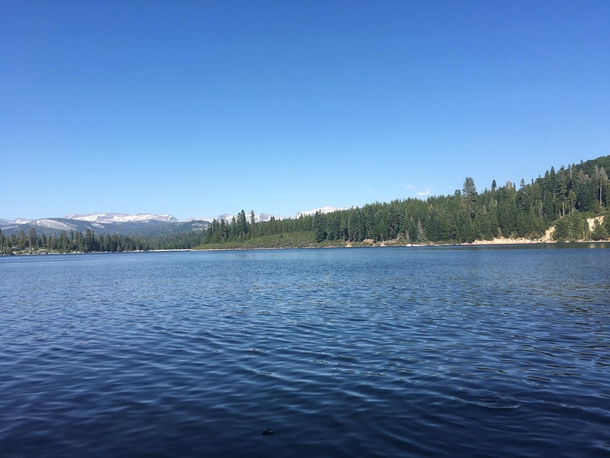 A warm summer day at Ice House Lake CA 