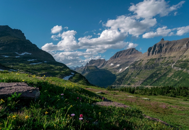A Warm Summers Day in Glacier National Park MT 