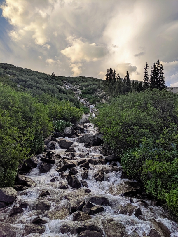 A waterfall at k ft Colorado 
