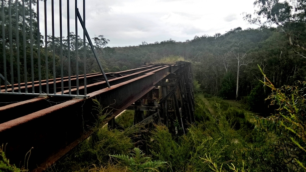 Abadoned train bridge - East Grippsland Rail Trail Australia 