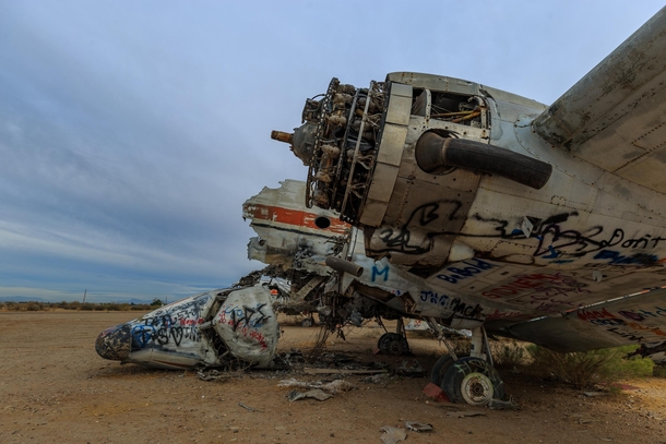 Abandon aircraft at the Gila River Memorial Airport AZ