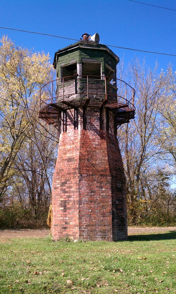 Abandon prison guard tower Iron Spot Ohio 