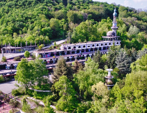 Abandoned amusement park in Consonno Italy