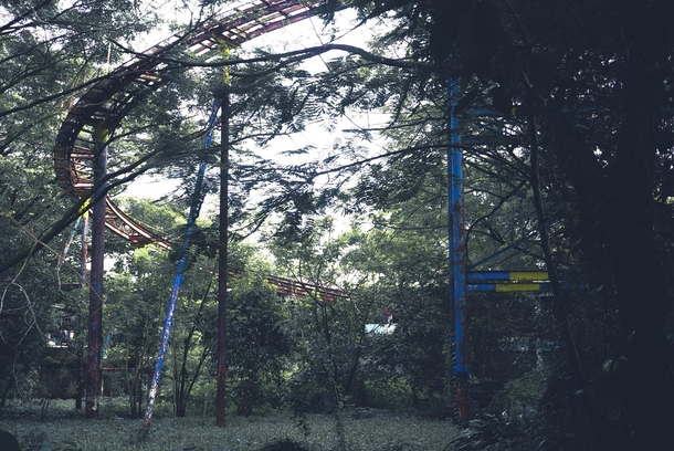Abandoned amusement park in Myanmar Yangon