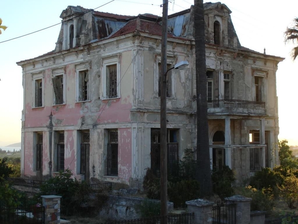 Abandoned and apparently haunted Mansion in Pellion Greece