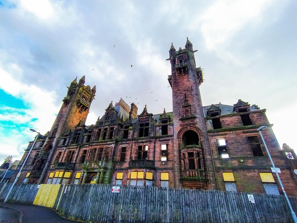 Abandoned asylum in Scotland Gartloch