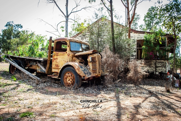 Abandoned Austin on a farm in Chinchilla Australia