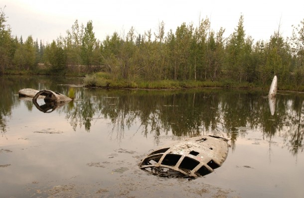 Abandoned B- Bomber in Alaska 