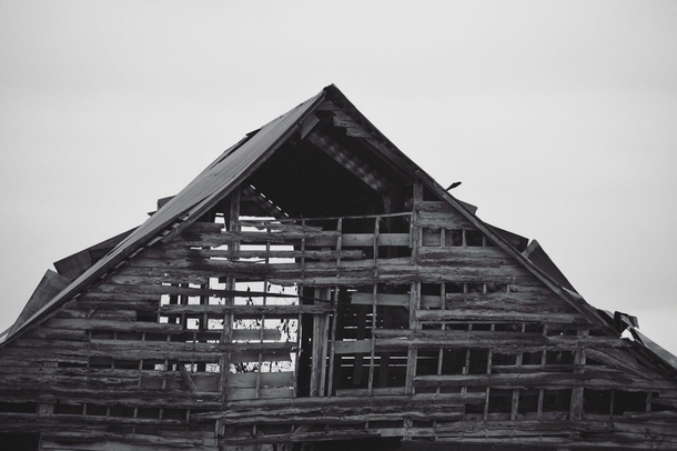 Abandoned Barn in Tennessee  -Weathered boards and rusting tin catch the eye along every southern highway