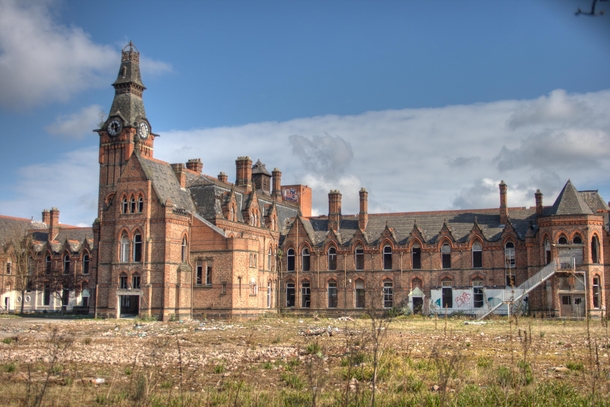 Abandoned Barnes Hospital in Cheadle Greater Manchester England   