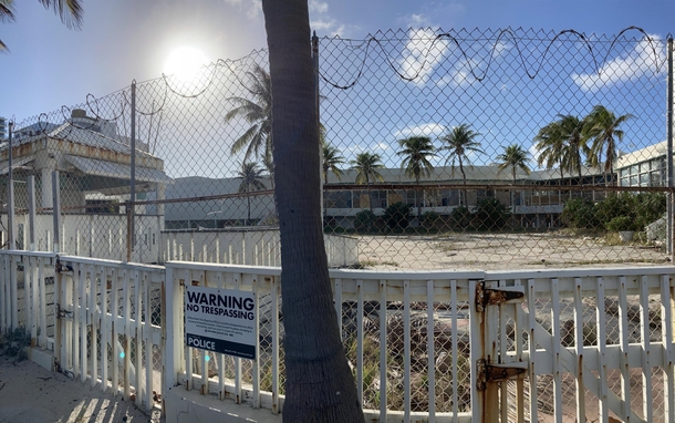 Abandoned beach resort Miami Beach