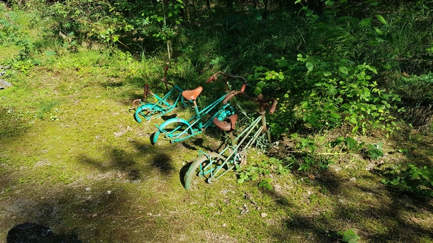 Abandoned Bikes  Chernobyl Exclusion Zone Ukraine  