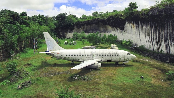Abandoned Boeing  located in South Kuta 
