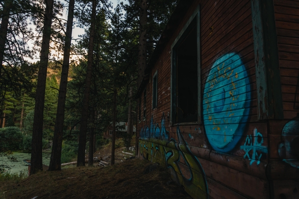 Abandoned boyscout camp in the hills outside my city