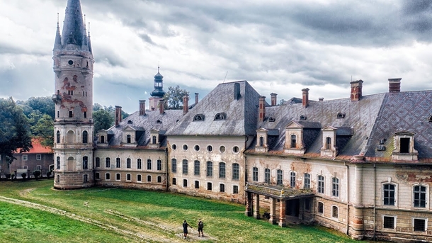 Abandoned Bozkow Palace in Poland