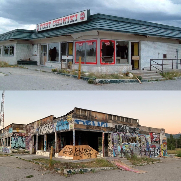 Abandoned Building Becomes Skatepark Alberta Canada