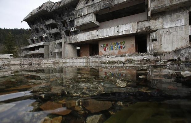 Abandoned Building From Sarajevos Olympic Games - Photorator