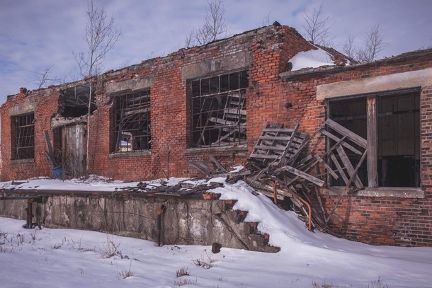 Abandoned building in Manchester  New York 