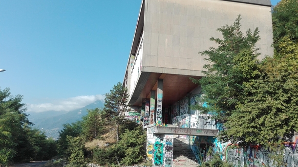 Abandoned bulding in Grenoble France 