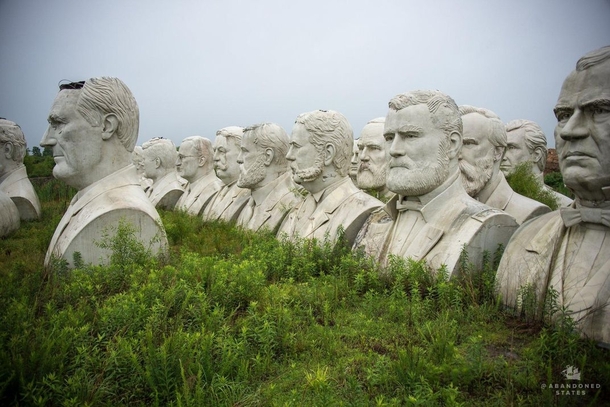 Abandoned Busts of Former Presidents
