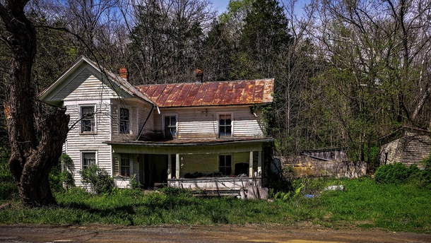 Abandoned by side of the road Monroe West Virginia   By Bob Bell