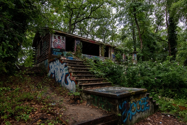 Abandoned cabin in the woods NJ