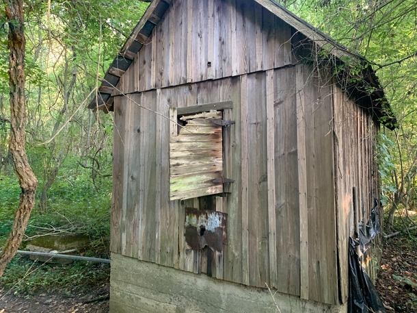 Abandoned cabin next to the Stones River Greenway in Nashville