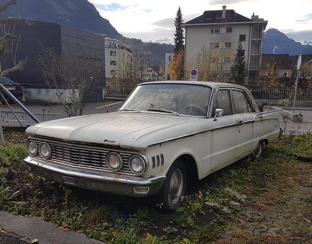 Abandoned car found in the Swiss canton of Schwyz